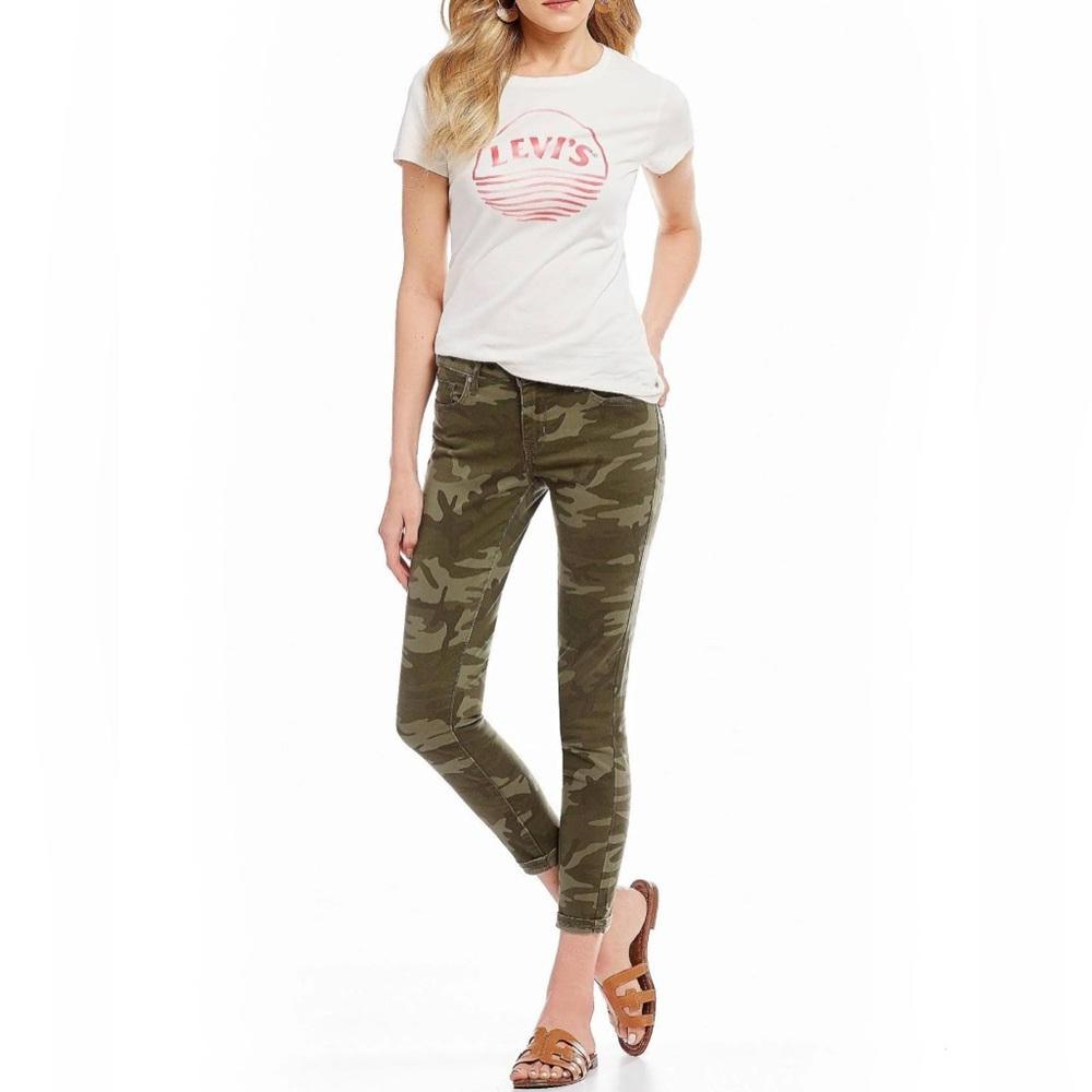 Levi’s Camo Print 711 Skinny Ankle Women’s Jeans, Size 30